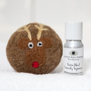 Rudolph Reindeer Laundry Ball & Oil Set