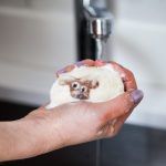 Lanolin enriched felted soap