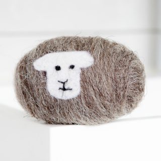 Lanolin enriched felted soap Herdwick sheep
