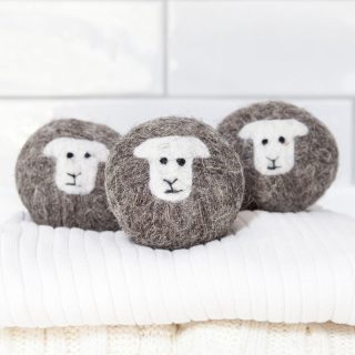 Herdwick sheep wool laundry dryer balls