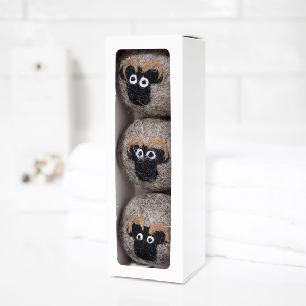 Shetland sheep wool laundry dryer balls