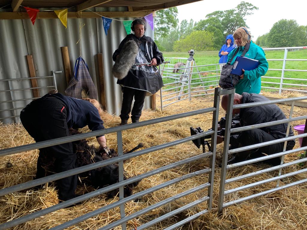 Filming for BBC Countryfile