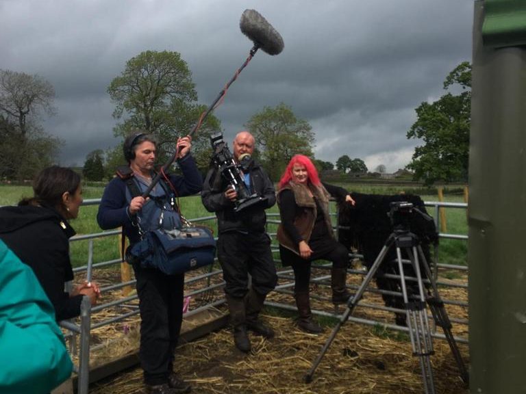 Filming for BBC Countryfile