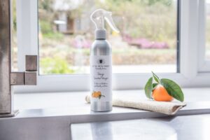 Make the Spring Cleaning of your home Easier with orange scented vinegar