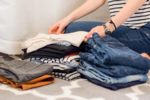 wool wash folding