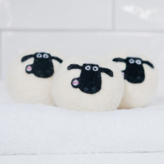 Little Beau Sheep x Shaun the Sheep dryer balls