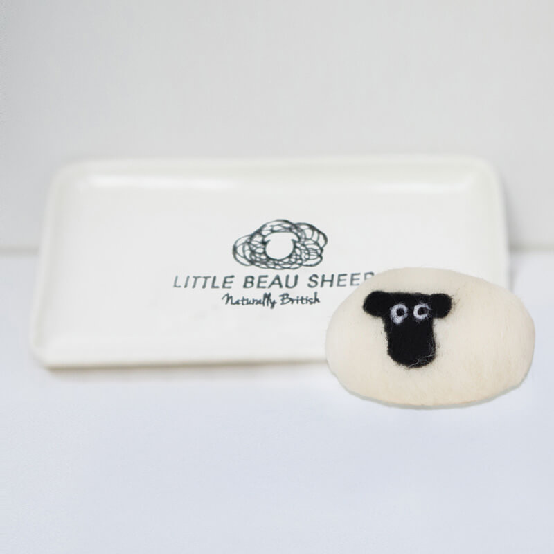 British Wool Felted Soap & Handmade Dish Gift Set - Image 4